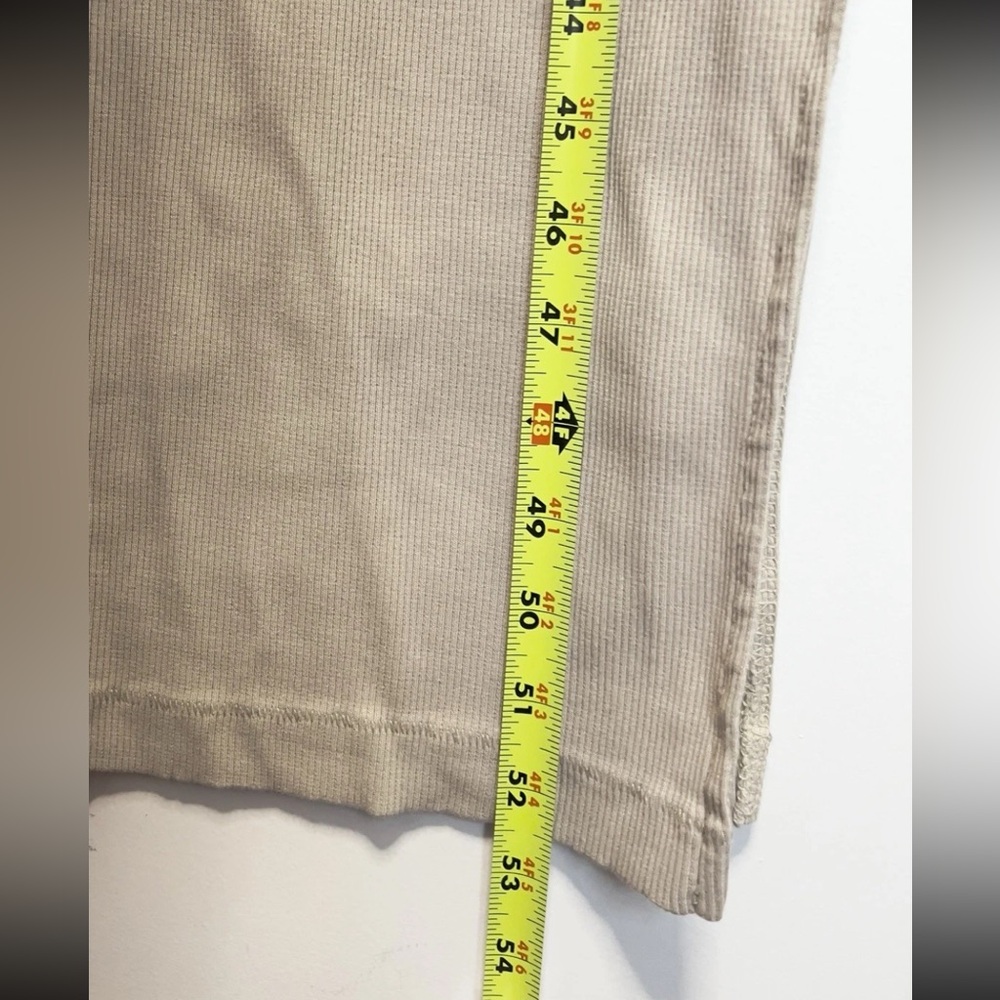 Universal Thread Taupe Rib-Knit Maxi Bodycon Dress Size Medium - Picture 4 of 8